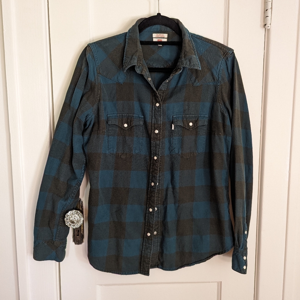 Levi's Silver Tab 100% Cotton Flannel Shirt